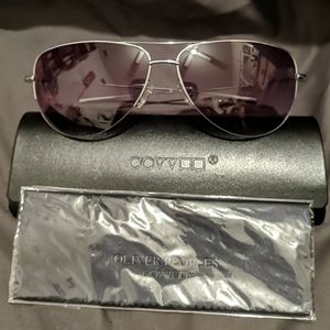 Oliver People's Strummer Aviator Sunglasses